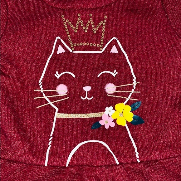 Size 3 months burgundy top and leggings - Picture 5 of 7